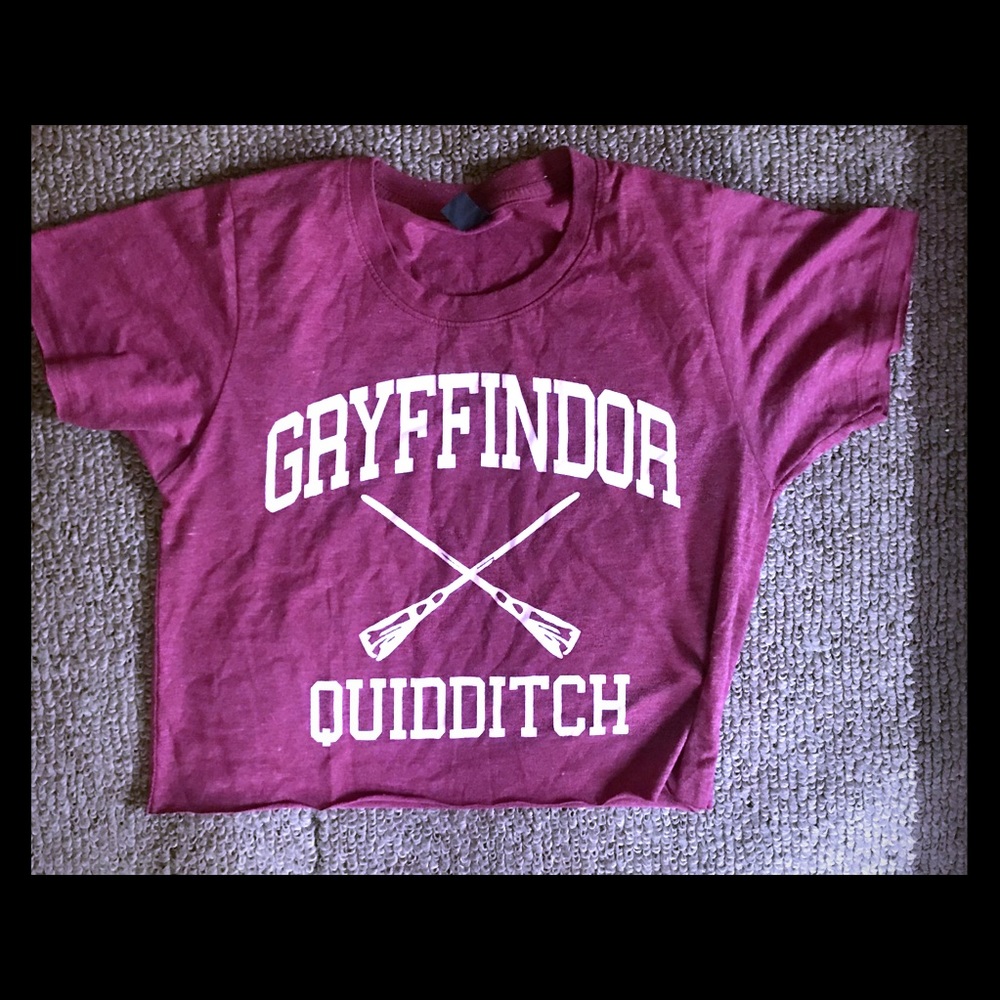 Harry Potter Gryffindor Quidditch crop top!